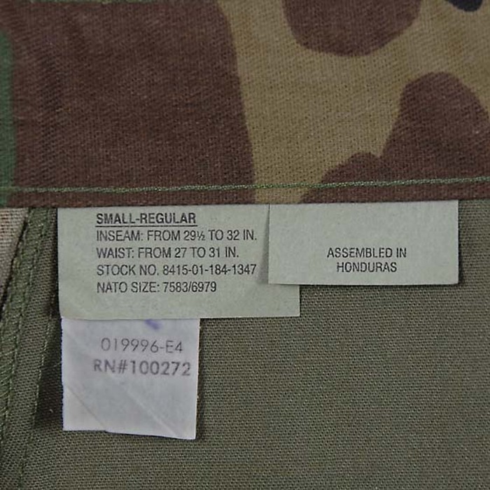 U.S.ARMY ウッドランドカモ コンバットパンツ 新品 102NA= | Vintage.City 古着屋、古着コーデ情報を発信