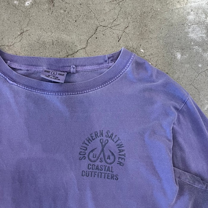 TSUNAMI long sleeve print t-shirt | Vintage.City 古着屋、古着コーデ情報を発信