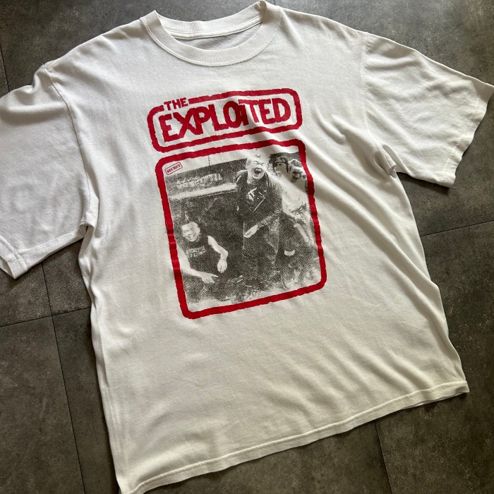 90s exproited エクスプロイテッド バンドtシャツ ホワイト L相当 | Vintage.City 빈티지숍, 빈티지 코디 정보