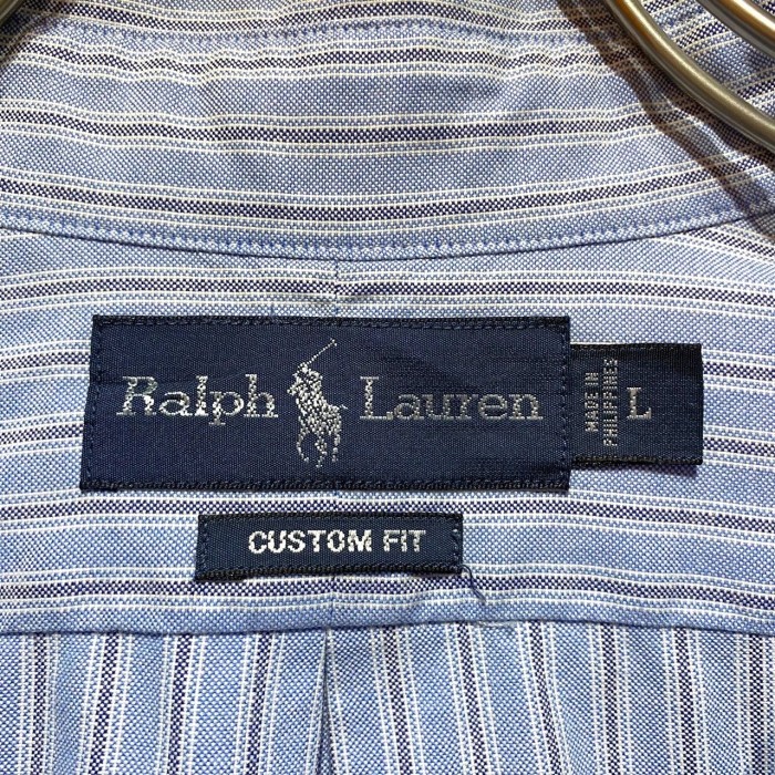 “Ralph Lauren” L/S Stripe Shirt [Multi Pony] SAX L | Vintage.City Vintage Shops, Vintage Fashion Trends