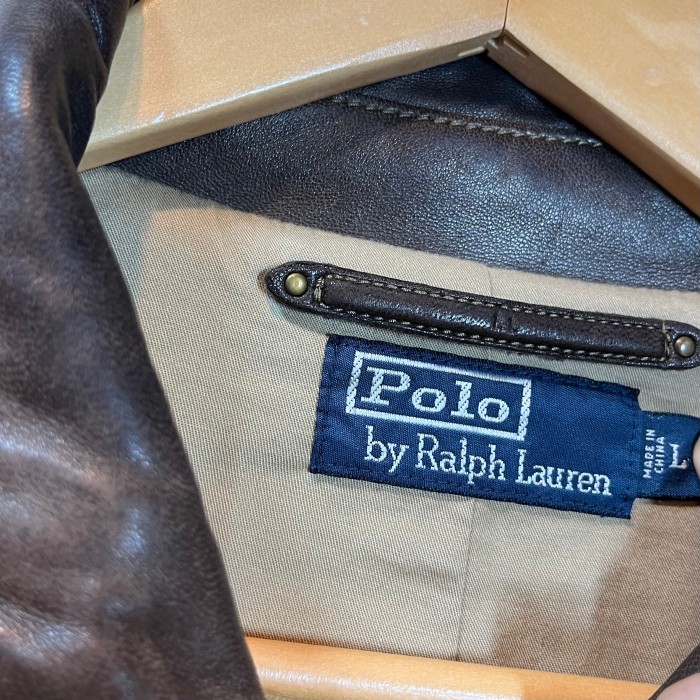 90s Polo by Ralph Lauren/シングル/レザージャケット/ラルフローレン /vintage /leather jacket | Vintage.City 빈티지숍, 빈티지 코디 정보