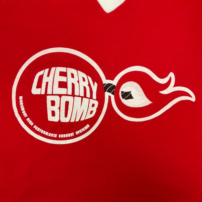 80年代 80s CHERRY BOMB フットボール Tシャツ 古着 メンズM レッド 赤 ヴィンテージ ビンテージ  シングルステッチ【f240416003】 | Vintage.City 빈티지숍, 빈티지 코디 정보