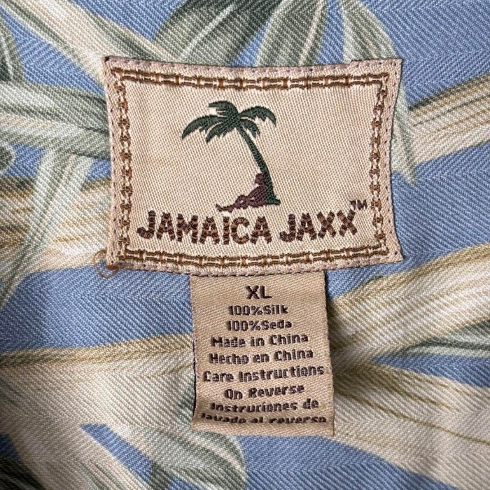 古着 JAMAICA JAXX アロハシャツ シルク 開襟 和柄 竹柄 XL | Vintage.City 古着屋、古着コーデ情報を発信