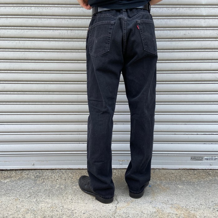 Levi's505 USA製サルファブラック　漆黒　ブラックデニムパンツ　W36 | Vintage.City 古着屋、古着コーデ情報を発信
