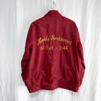 90s PLA-JAC USA製 バック 刺繍  コーチジャケット M バーガンディ | Vintage.City 古着屋、古着コーデ情報を発信