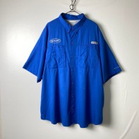 Columbia PFG フィッシングシャツ 半袖 企業ロゴ ブルー 2XL | Vintage.City 古着屋、古着コーデ情報を発信
