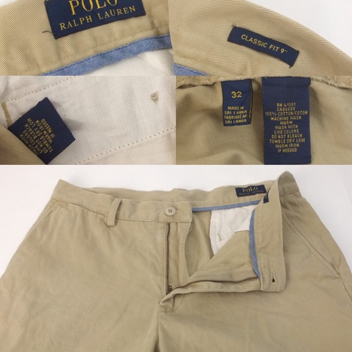 POLO ラルフローレン ショートパンツ　W32-34【中古】  [9016138] | Vintage.City 古着屋、古着コーデ情報を発信