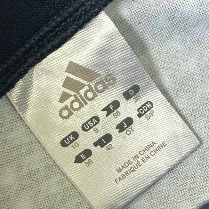アディダス adidas トラックジャケット レディースLL 千鳥柄 ネイビー ロゴ刺繍 白 #408 | Vintage.City 古着屋、古着コーデ情報を発信