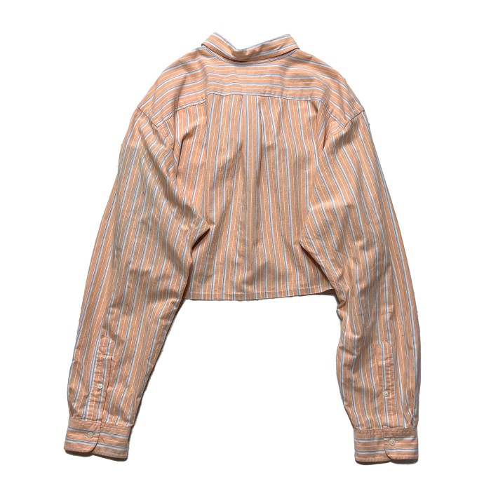 リメイク Ralph Lauren クロップドシャツ〈orange stripe〉 | Vintage.City 빈티지숍, 빈티지 코디 정보