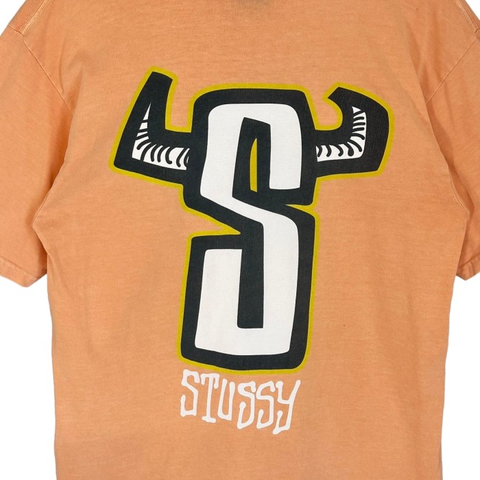 stussy ステューシー Tシャツ バックロゴ プリントロゴ デカロゴ 
