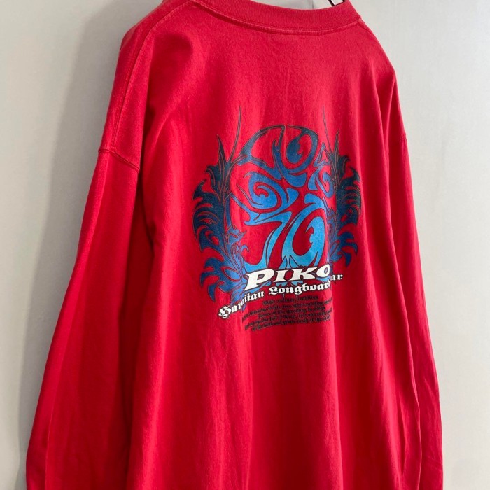 PIKO back print long sleeve T-shirt size L 配送C ピコ　バックプリントTシャツ　サーフ　Y２K | Vintage.City Vintage Shops, Vintage Fashion Trends