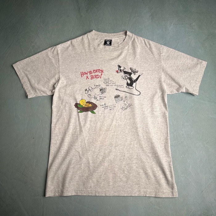 90s　USA製　WARNER BROS　トゥイーティー　シングルステッチ　キャラクタープリント　半袖Tシャツ | Vintage.City 古着屋、古着コーデ情報を発信