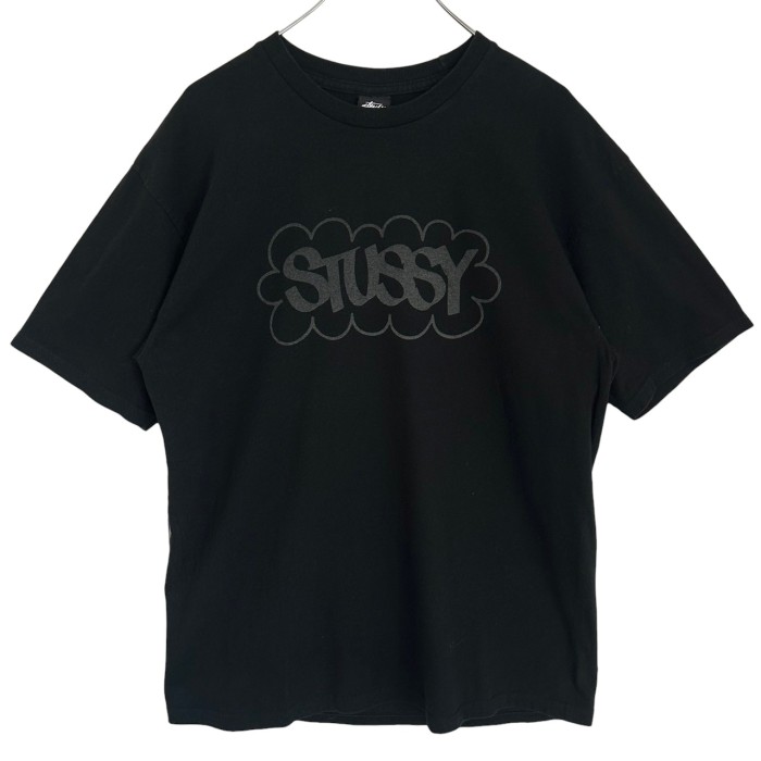 stussy ステューシー Tシャツ L プリント センターロゴ バックロゴ 
