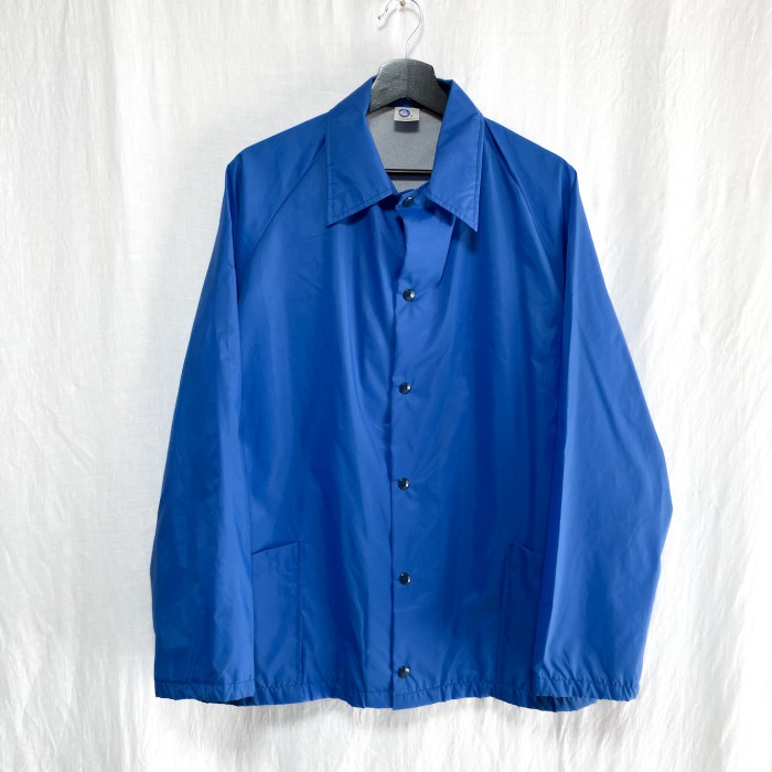 90s USA製 バックプリント コーチジャケット L ブルー | Vintage.City 古着屋、古着コーデ情報を発信