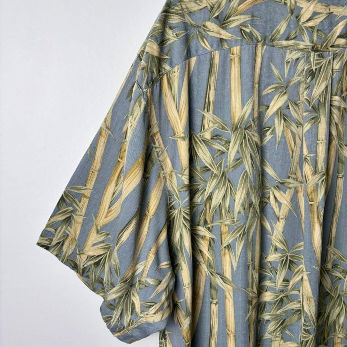 古着 JAMAICA JAXX アロハシャツ シルク 開襟 和柄 竹柄 XL | Vintage.City 빈티지숍, 빈티지 코디 정보
