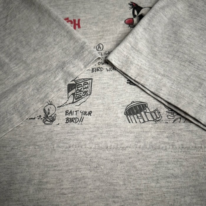 90s　USA製　WARNER BROS　トゥイーティー　シングルステッチ　キャラクタープリント　半袖Tシャツ | Vintage.City 빈티지숍, 빈티지 코디 정보