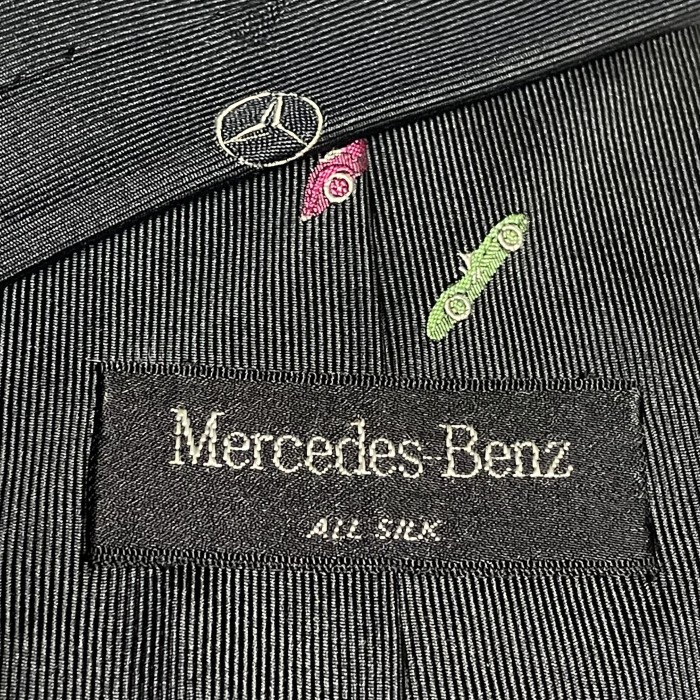 Mercedes-Benz シルクネクタイ ブラック | Vintage.City 빈티지숍, 빈티지 코디 정보