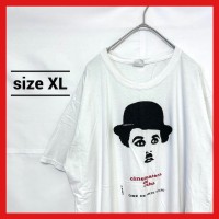 90s 古着 ノーブランド Tシャツ チャップリン 白T ゆるダボ XL | Vintage.City 古着屋、古着コーデ情報を発信