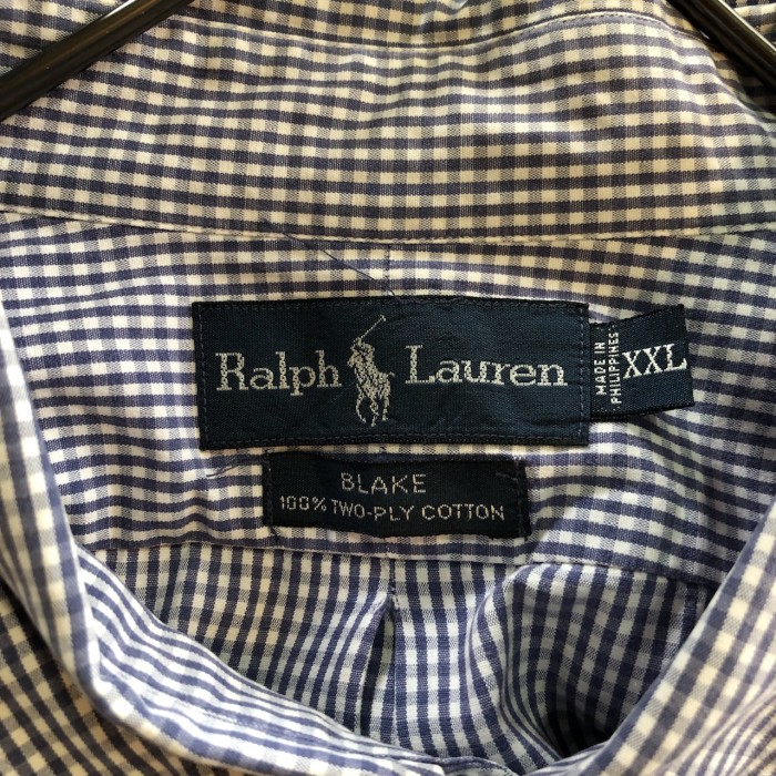 RalphLauren ラルフローレン BDシャツ チェック BLAKE XXL | Vintage.City 빈티지숍, 빈티지 코디 정보