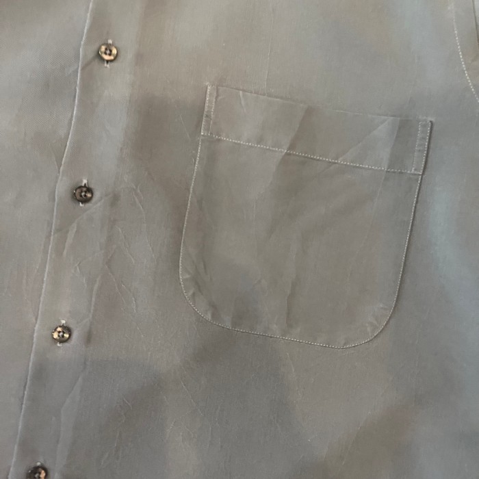 TODAY'S MAN polyester plain shirt | Vintage.City 古着屋、古着コーデ情報を発信