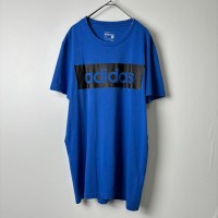 古着 adidas アディダス センターロゴ Tシャツ ボックスロゴ ブルー M | Vintage.City 古着屋、古着コーデ情報を発信