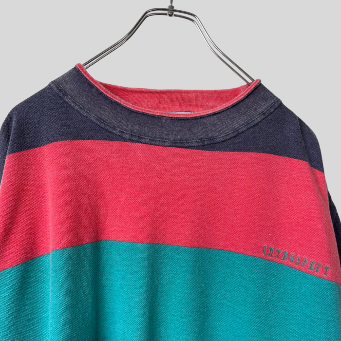 Multi color border T-shirt マルチカラー ボーダーTシャツ | Vintage.City 빈티지숍, 빈티지 코디 정보