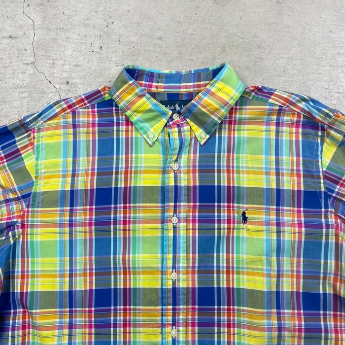 Ralph Lauren ラルフローレン CLASSIC FIT マドラスチェックシャツ メンズXL | Vintage.City 古着屋、古着コーデ情報を発信