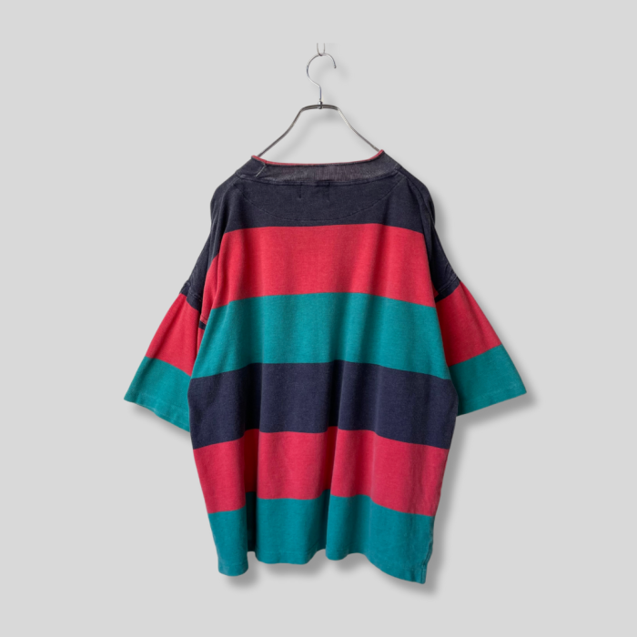 Multi color border T-shirt マルチカラー ボーダーTシャツ | Vintage.City 古着屋、古着コーデ情報を発信