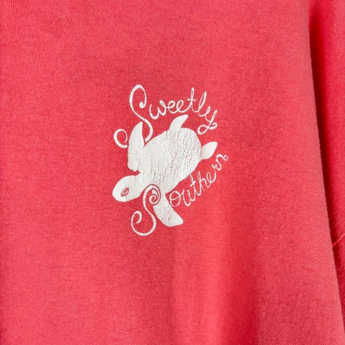 USA古着 GILDAN Tシャツ アート 海亀 ウミガメ ピンク 2XL | Vintage.City 古着屋、古着コーデ情報を発信