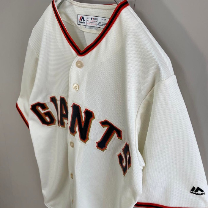 Majestic MLB GIANTS BUMGARNER baseball shirt size S 配送C　マジェスティック　ジャイアンツ　ベースボールシャツ | Vintage.City 빈티지숍, 빈티지 코디 정보