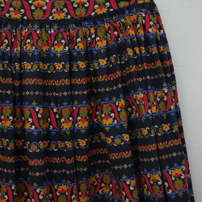 花柄のギャザースカート | Vintage.City 古着屋、古着コーデ情報を発信