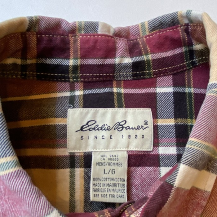 Eddie Bauer　BD cotton check shirt | Vintage.City Vintage Shops, Vintage Fashion Trends