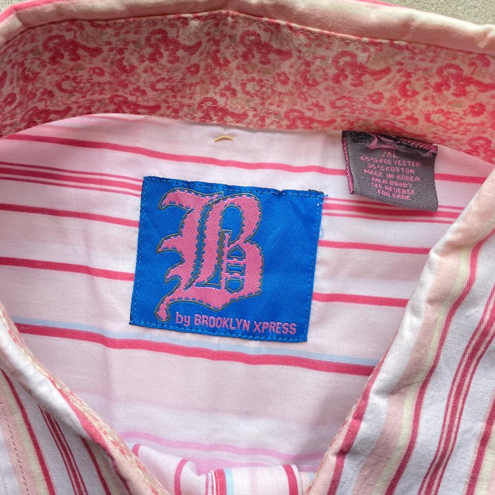 ピンクストライプシャツ | Vintage.City 古着屋、古着コーデ情報を発信