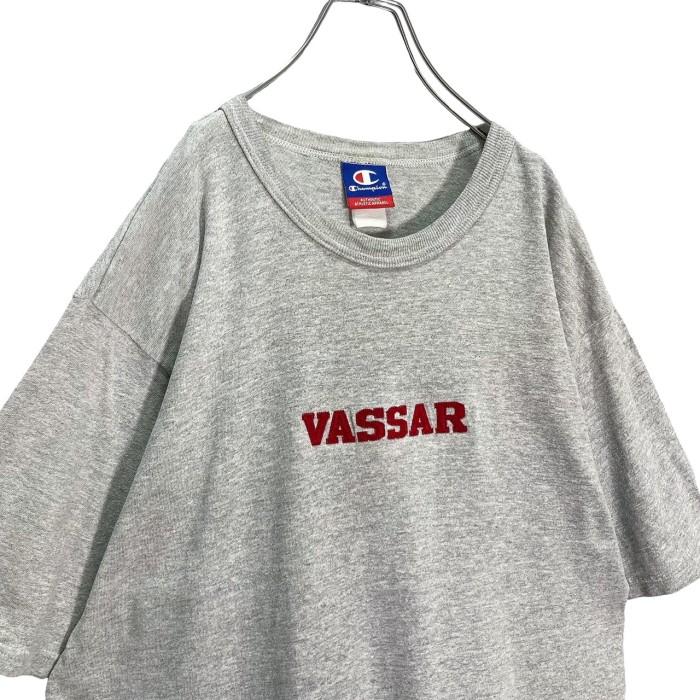 90s Champion ''VASSAR'' lettering design T-SHIRT | Vintage.City 빈티지숍, 빈티지 코디 정보
