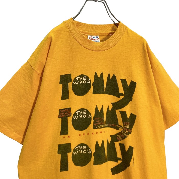 1992 THE WHO ''TOMMY On Broadway'' band movie T-SHIRT | Vintage.City 古着屋、古着コーデ情報を発信