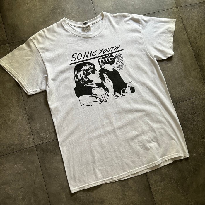 GILDAN ギルタン バンドtシャツ ソニックユース ホワイト L | Vintage.City 古着屋、古着コーデ情報を発信