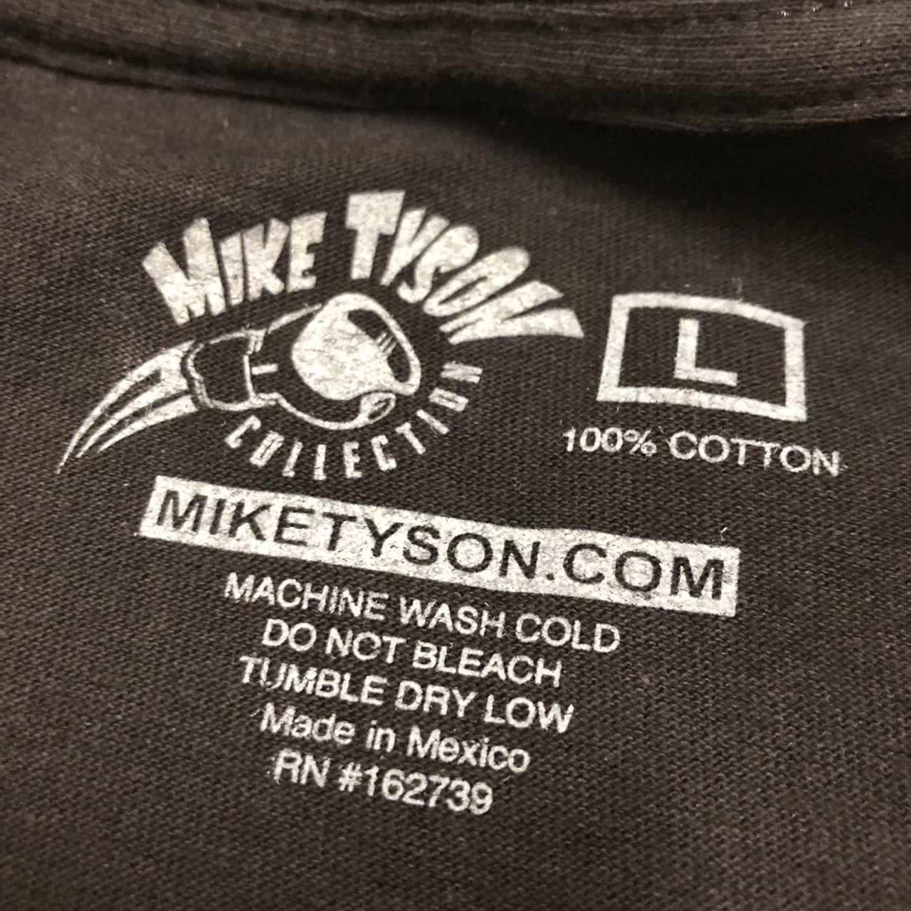 MIKE TYSON/Print Tee/L/プリントT/フォトT/Tシャツ/Rap Tee/ブラック ...