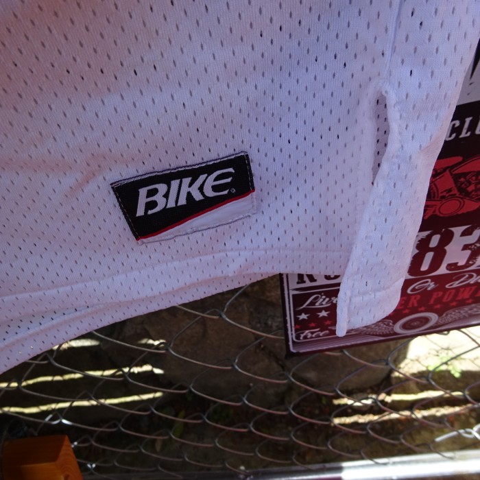 BIKE アメフト ゲームシャツ XL ホワイト ブル― ロング丈 スポーツT 10037 | Vintage.City 古着屋、古着コーデ情報を発信