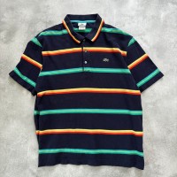 LACOSTE ラコステ　半袖　刺繍ロゴ　ボーダー　ポロシャツ　古着　アメカジ | Vintage.City Vintage Shops, Vintage Fashion Trends