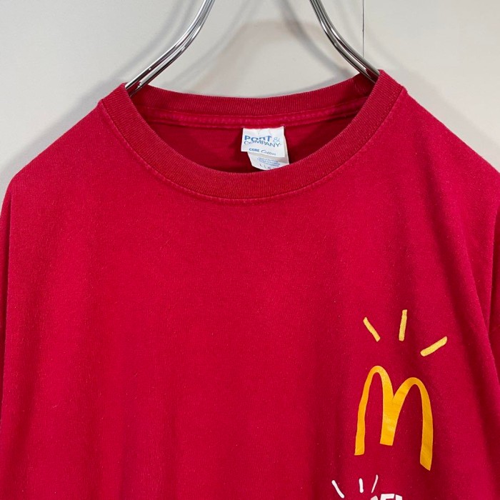 travis scott ✖️ McDonald's crew T-shirt size L 配送C US古着　トラヴィススコット　マクドナルド　クルーTシャツ | Vintage.City 古着屋、古着コーデ情報を発信