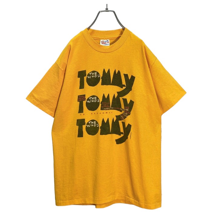 1992 THE WHO ''TOMMY On Broadway'' band movie T-SHIRT | Vintage.City 古着屋、古着コーデ情報を発信