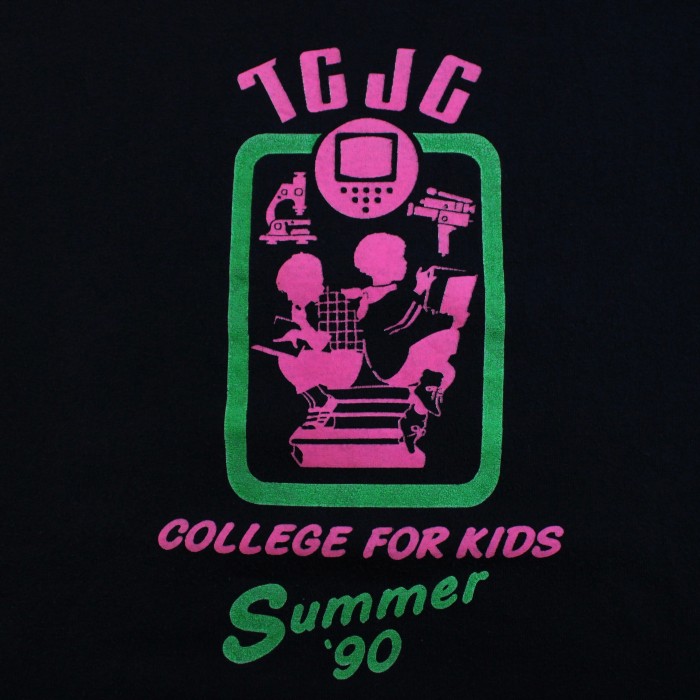 1990's TCJC COLLEGE FOR KIDS Tee / Made in U.S.A / 1990年代 Ｔシャツ アメリカ製 M | Vintage.City 古着屋、古着コーデ情報を発信