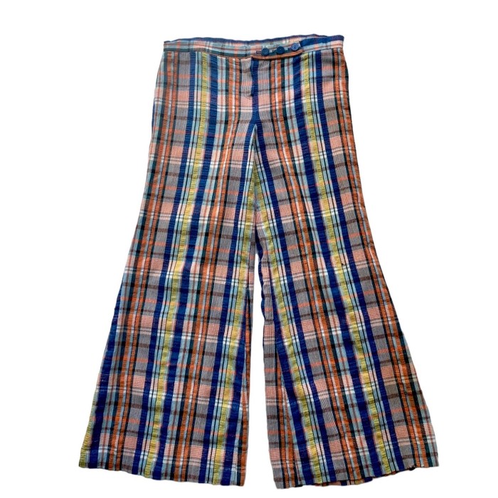 60’s Vintage Check Flare Pants | Vintage.City 빈티지숍, 빈티지 코디 정보