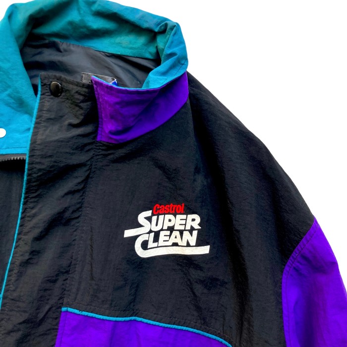 80’s “Castrol Super Clean” Nylon Jacket | Vintage.City 빈티지숍, 빈티지 코디 정보
