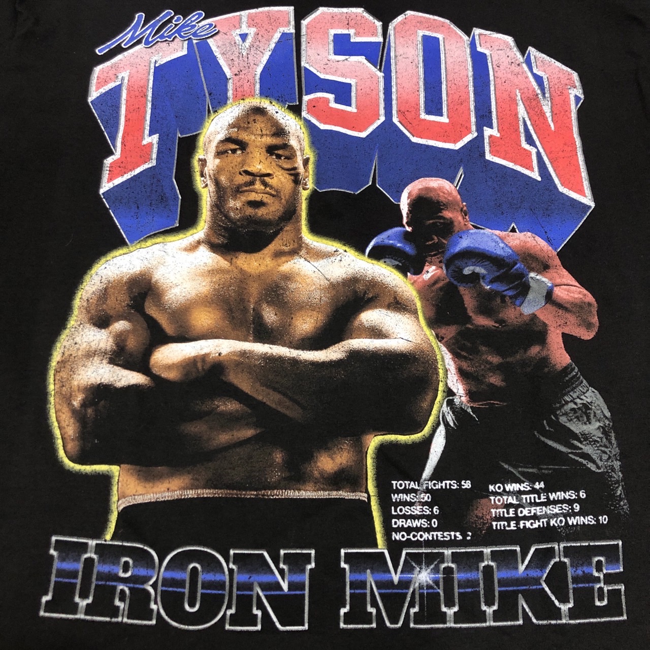 MIKE TYSON/Print Tee/L/プリントT/フォトT/Tシャツ/Rap Tee/ブラック ...