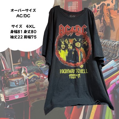 バンドT バンT オーバーサイズ　Tシャツ　オーバープリント　AC/DC | Vintage.City 古着屋、古着コーデ情報を発信