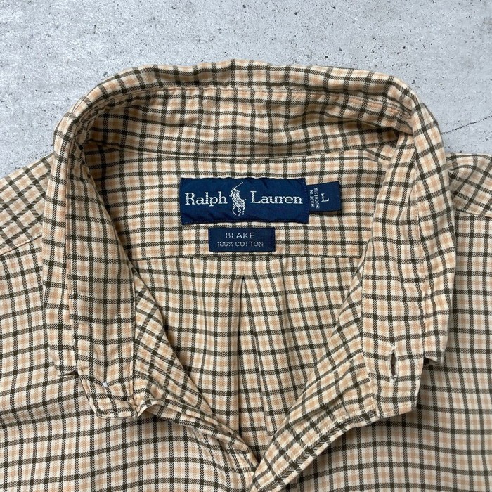 90年代 Ralph Lauren ラルフローレン BLAKE オーバーチェックシャツ メンズXL相当 | Vintage.City 古着屋、古着コーデ情報を発信
