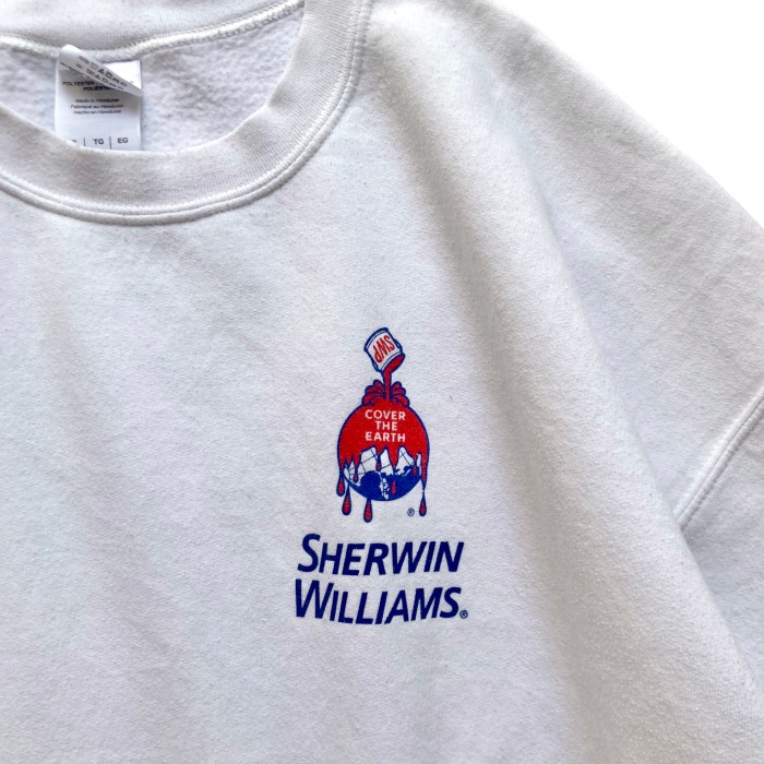 00’s “SHERWIN WILLIAMS” Print Sweat | Vintage.City 古着屋、古着コーデ情報を発信