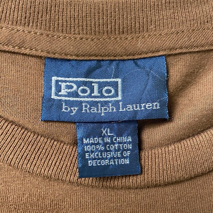 Polo by Ralph Lauren ポロバイラルフローレン ポケットTシャツ  ワンポイントロゴ刺繍 メンズXL | Vintage.City 빈티지숍, 빈티지 코디 정보