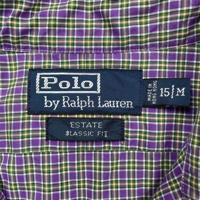 Polo by Ralph Lauren ポロバイラルフローレン ESTATE CLASSIC FIT 長袖 タータンチェックシャツ メンズL相当 | Vintage.City 古着屋、古着コーデ情報を発信